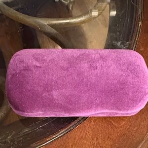 GUCCI Purple Velvet eyeglass Case - Women Accessories